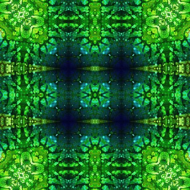 Kusursuz soyut desen. Kaleydoskop dokusu. Modern sanat modeli ve arkaplan