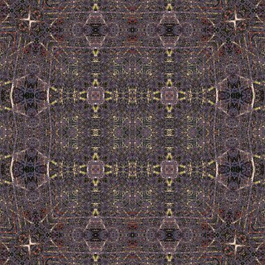 Kusursuz soyut desen. Kaleydoskop dokusu. Modern sanat modeli ve arkaplan