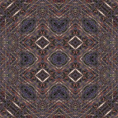 Kusursuz soyut desen. Kaleydoskop dokusu. Modern sanat modeli ve arkaplan