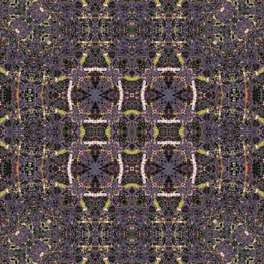 Kusursuz soyut desen. Kaleydoskop dokusu. Modern sanat modeli ve arkaplan