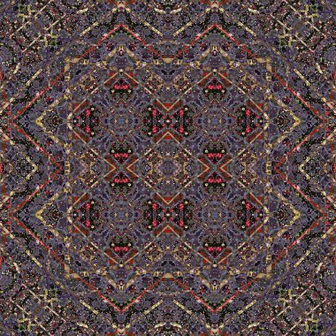 Kusursuz soyut desen. Kaleydoskop dokusu. Modern sanat modeli ve arkaplan