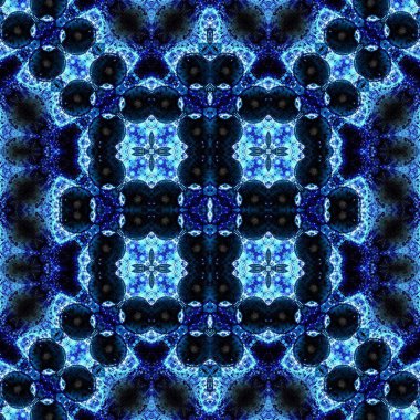 Kusursuz soyut desen. Kaleydoskop dokusu. Modern sanat modeli ve arkaplan