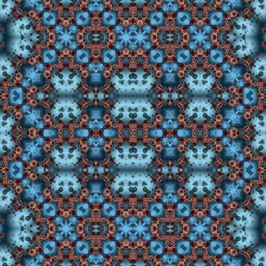 Kusursuz soyut desen. Kaleydoskop dokusu. Modern sanat modeli ve arkaplan