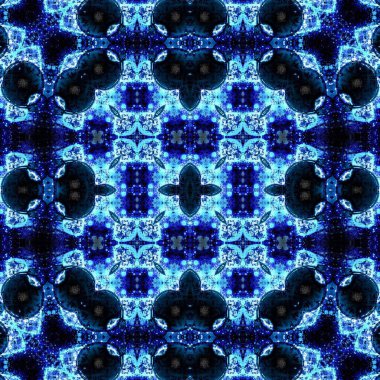 Kusursuz soyut desen. Kaleydoskop dokusu. Modern sanat modeli ve arkaplan