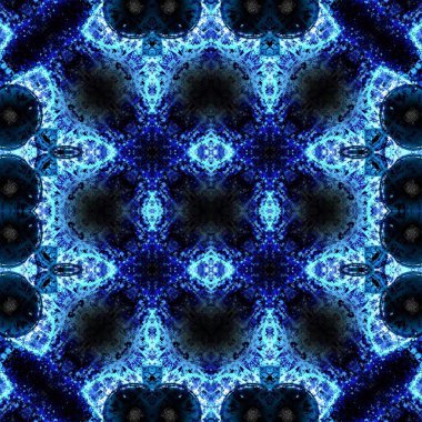 Kusursuz soyut desen. Kaleydoskop dokusu. Modern sanat modeli ve arkaplan