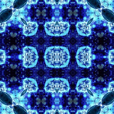 Kusursuz soyut desen. Kaleydoskop dokusu. Modern sanat modeli ve arkaplan