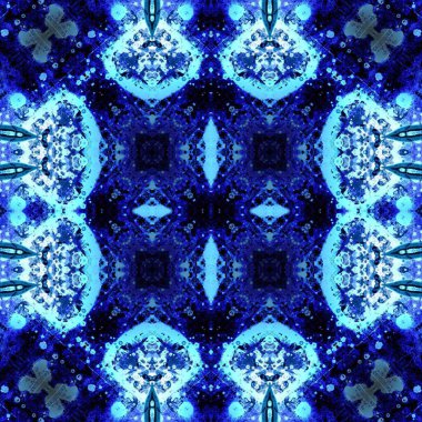 Kusursuz soyut desen. Kaleydoskop dokusu. Modern sanat modeli ve arkaplan