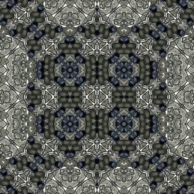 Kusursuz soyut desen. Kaleydoskop dokusu. Modern sanat modeli ve arkaplan