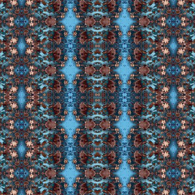 Kusursuz soyut desen. Kaleydoskop dokusu. Modern sanat modeli ve arkaplan