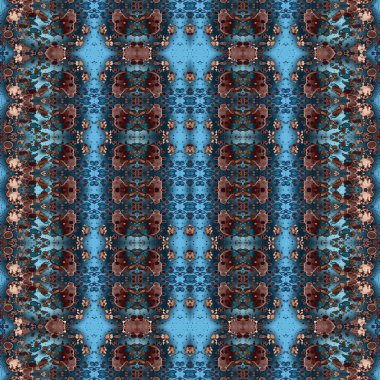 Kusursuz soyut desen. Kaleydoskop dokusu. Modern sanat modeli ve arkaplan