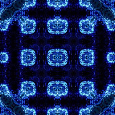 Kusursuz soyut desen. Kaleydoskop dokusu. Modern sanat modeli ve arkaplan