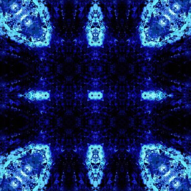 Kusursuz soyut desen. Kaleydoskop dokusu. Modern sanat modeli ve arkaplan