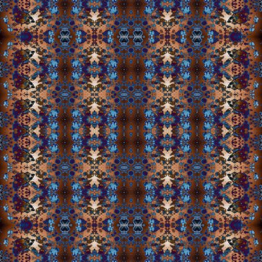 Kusursuz soyut desen. Kaleydoskop dokusu. Modern sanat modeli ve arkaplan