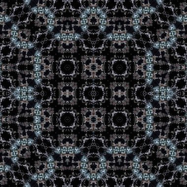 Kusursuz soyut desen. Kaleydoskop dokusu. Modern sanat modeli ve arkaplan