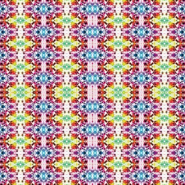 Kusursuz soyut desen. Kaleydoskop dokusu. Modern sanat modeli ve arkaplan