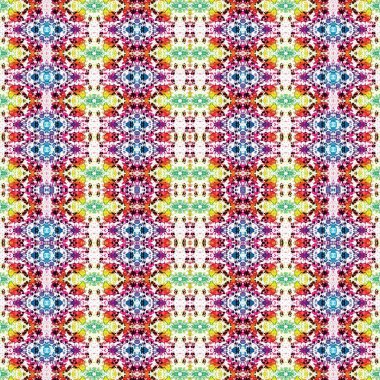 Kusursuz soyut desen. Kaleydoskop dokusu. Modern sanat modeli ve arkaplan