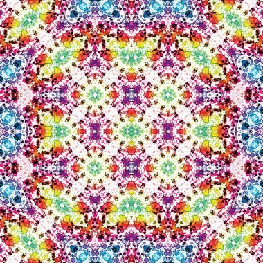 Kusursuz soyut desen. Kaleydoskop dokusu. Modern sanat modeli ve arkaplan