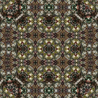 Kusursuz soyut desen. Kaleydoskop dokusu. Modern sanat modeli ve arkaplan