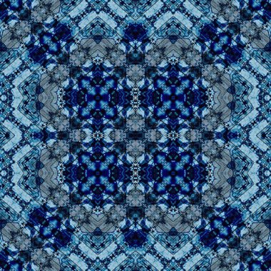 Kusursuz soyut desen. Kaleydoskop dokusu. Modern sanat modeli ve arkaplan