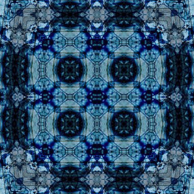 Kusursuz soyut desen. Kaleydoskop dokusu. Modern sanat modeli ve arkaplan