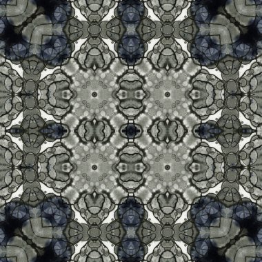 Kusursuz soyut desen. Kaleydoskop dokusu. Modern sanat modeli ve arkaplan