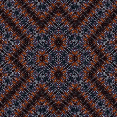 Kusursuz soyut desen. Kaleydoskop dokusu. Modern sanat modeli ve arkaplan