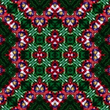 Kusursuz soyut desen. Kaleydoskop dokusu. Modern sanat modeli ve arkaplan