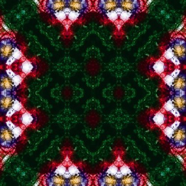 Kusursuz soyut desen. Kaleydoskop dokusu. Modern sanat modeli ve arkaplan