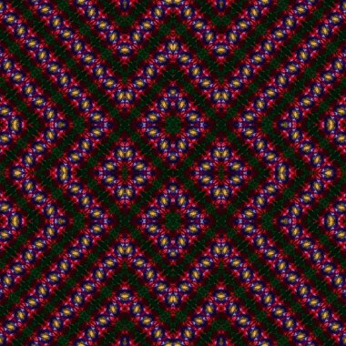 Kusursuz soyut desen. Kaleydoskop dokusu. Modern sanat modeli ve arkaplan