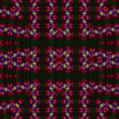 Kusursuz soyut desen. Kaleydoskop dokusu. Modern sanat modeli ve arkaplan