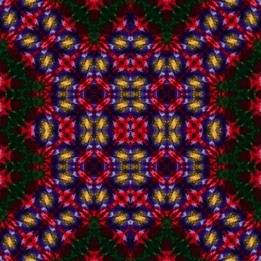 Kusursuz soyut desen. Kaleydoskop dokusu. Modern sanat modeli ve arkaplan