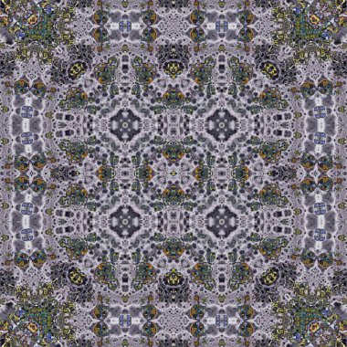 Kusursuz soyut desen. Kaleydoskop dokusu. Modern sanat modeli ve arkaplan