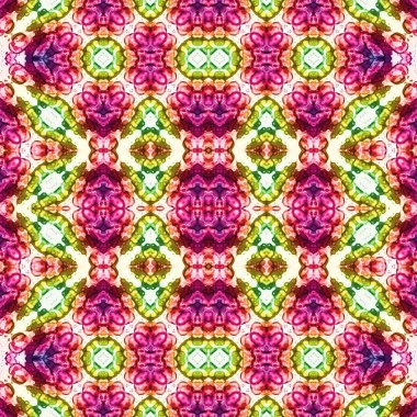 Kusursuz soyut desen. Kaleydoskop dokusu. Modern sanat modeli ve arkaplan