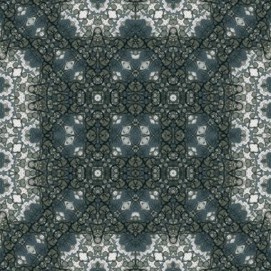 Kusursuz soyut desen. Kaleydoskop dokusu. Modern sanat modeli ve arkaplan