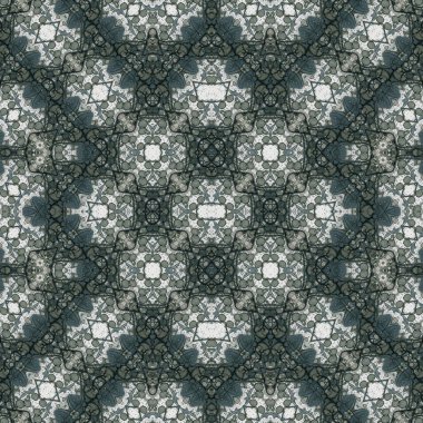 Kusursuz soyut desen. Kaleydoskop dokusu. Modern sanat modeli ve arkaplan