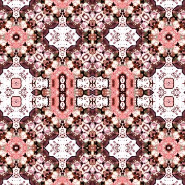 Kusursuz desen. Kusursuz doku ve arka plan. Soyut kaleydoskop