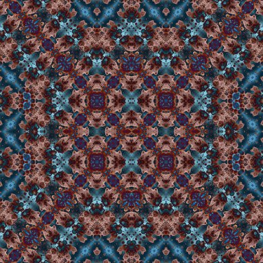 Kusursuz desen. Kusursuz doku ve arka plan. Soyut kaleydoskop