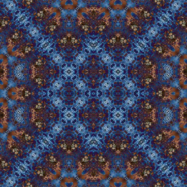 Kusursuz desen. Kusursuz doku ve arka plan. Soyut kaleydoskop