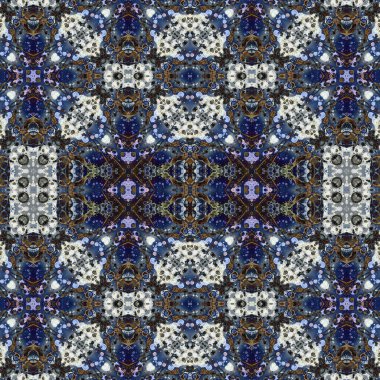 Kusursuz desen. Kusursuz doku ve arka plan. Soyut kaleydoskop