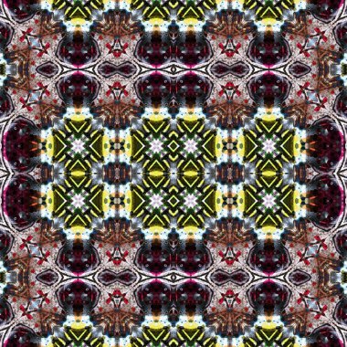 Kusursuz desen. Kusursuz doku ve arka plan. Soyut kaleydoskop