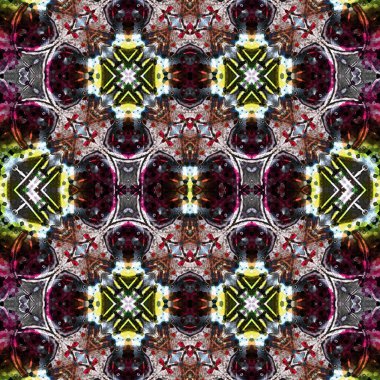 Kusursuz desen. Kusursuz doku ve arka plan. Soyut kaleydoskop