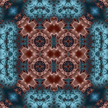 Kusursuz desen. Kusursuz doku ve arka plan. Soyut kaleydoskop