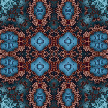 Kusursuz desen. Kusursuz doku ve arka plan. Soyut kaleydoskop