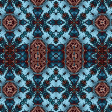 Kusursuz desen. Kusursuz doku ve arka plan. Soyut kaleydoskop