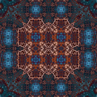 Kusursuz desen. Kusursuz doku ve arka plan. Soyut kaleydoskop