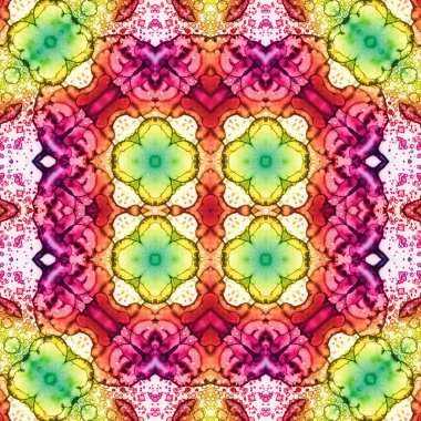 Kusursuz desen. Kusursuz doku ve arka plan. Soyut kaleydoskop