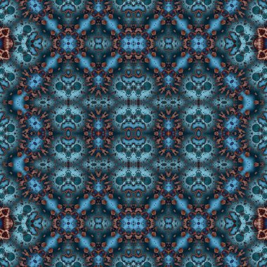 Kusursuz desen. Kusursuz doku ve arka plan. Soyut kaleydoskop