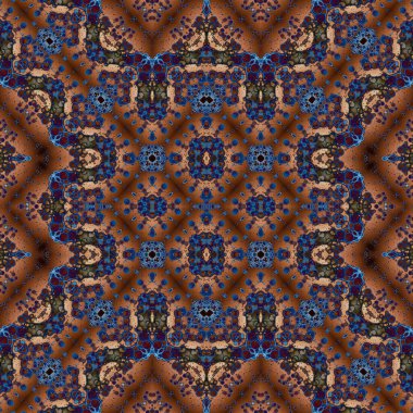 Kusursuz desen. Kusursuz doku ve arka plan. Soyut kaleydoskop