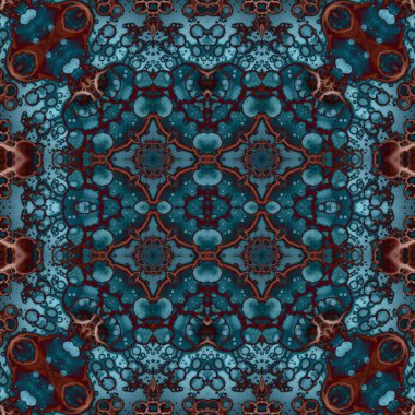 Kusursuz desen. Kusursuz doku ve arka plan. Soyut kaleydoskop