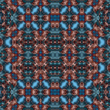 Kusursuz desen. Kusursuz doku ve arka plan. Soyut kaleydoskop